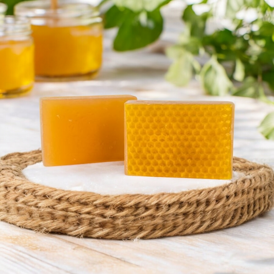 Honey extract soap